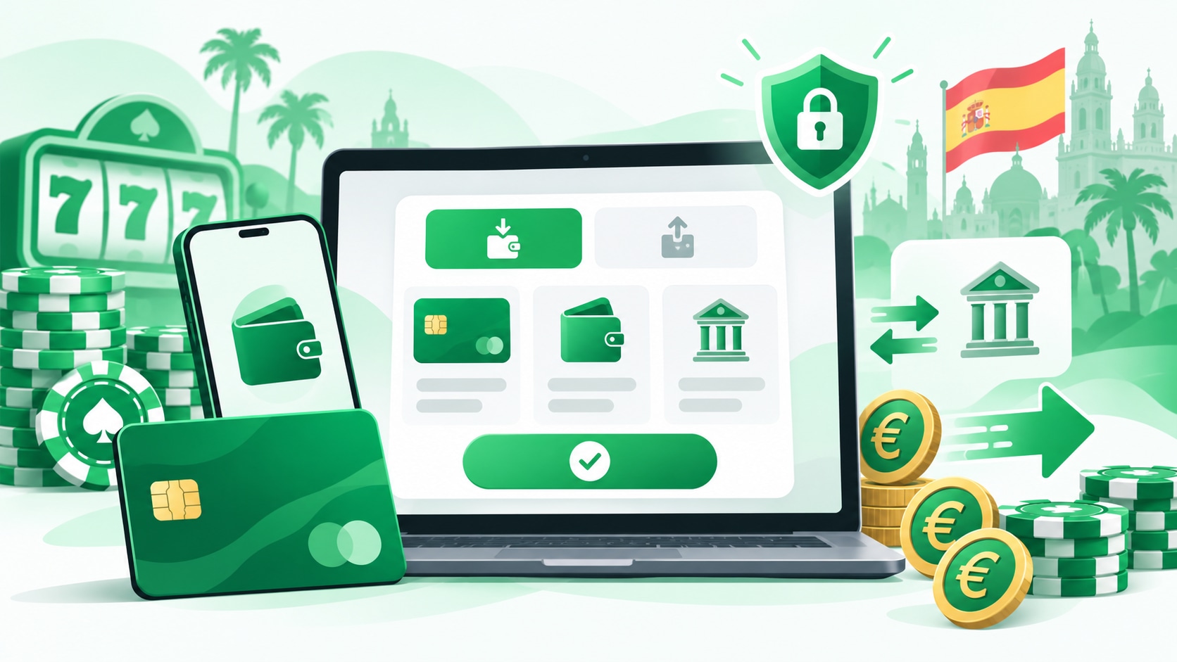 Métodos de pago en los mejores casinos online España